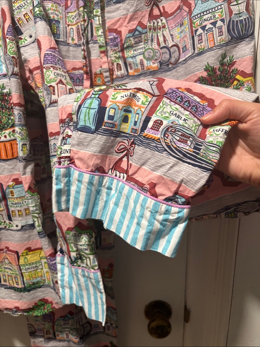 PRINTFRESH x LENOX SPICE VILLAGE pajama set limited edition collaboration xsmall - Picture 5 of 9